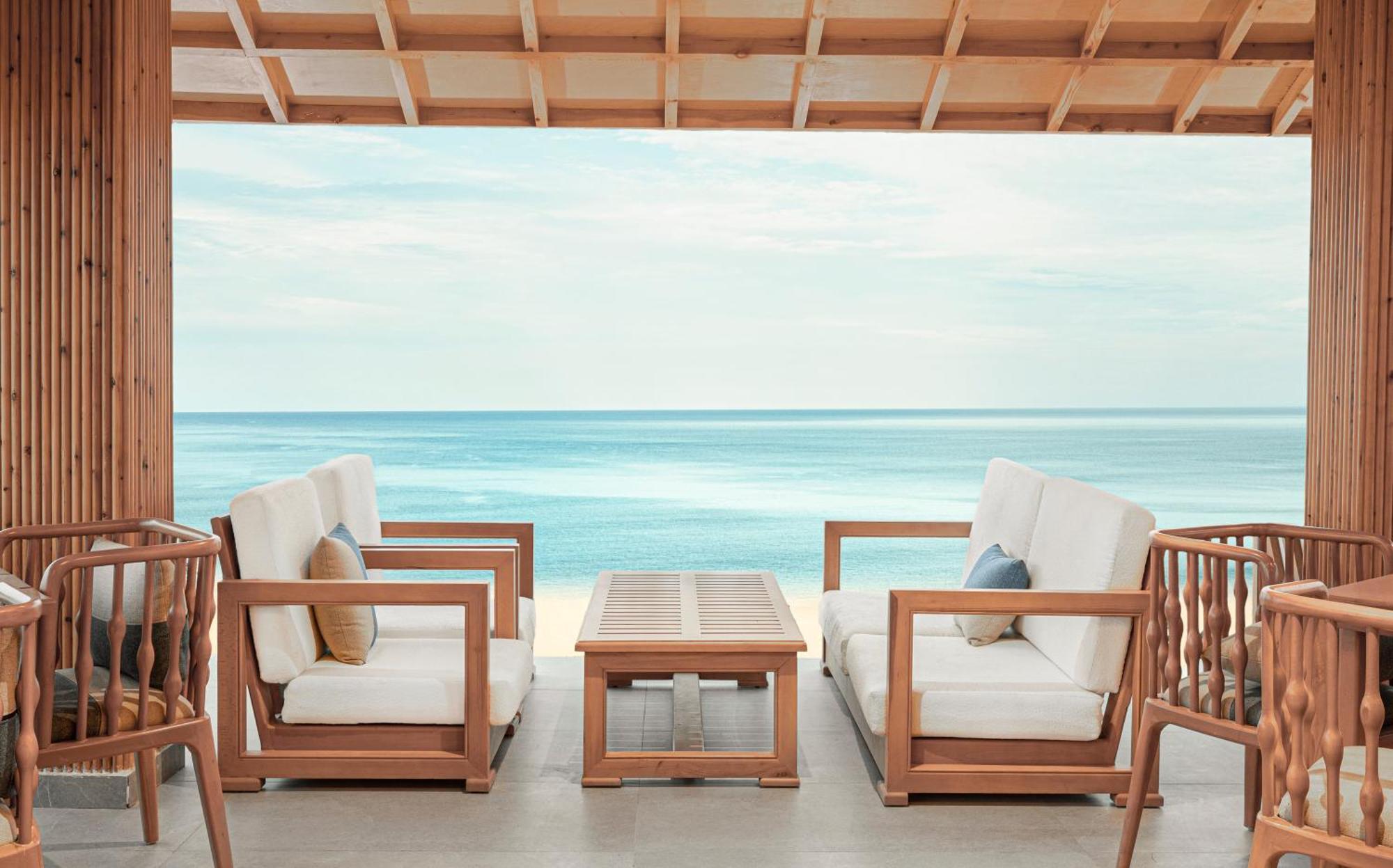 The V Luxury Resort Sahl Hasheesh Hurghada Bagian luar foto Outdoor furniture